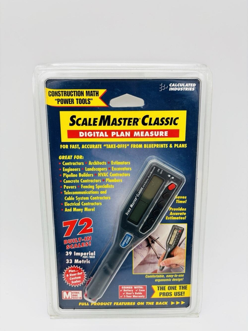 NEW Calculated Industries Scale Master Classic 6020 Digital Plan Estimating Tool